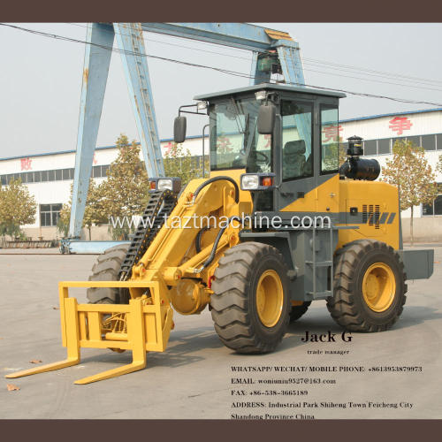 4Tm Telescopic Loader Telescopic Mini Wheel Loader  2T for Agriculture Manufactory